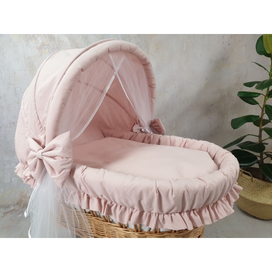 Puderrosa Bäddset till Baby Vagga