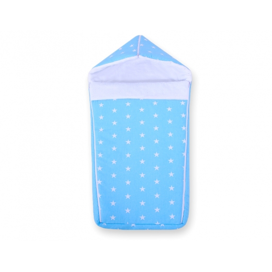 Sovpåse till barnvagn blå stjärnor