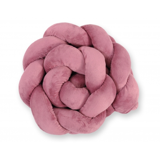 Spjälsägsskydd till Barnsäng i minky 180cm - pastel rosa