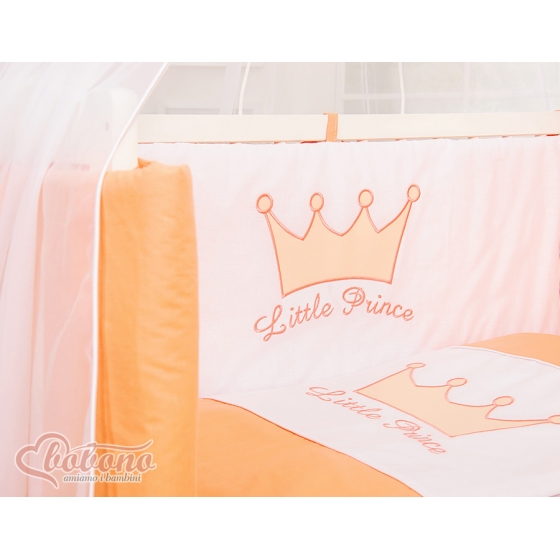 Spjälsäng bedside Sidosäng med madrass med sängkläder Little Prince/Princess peach