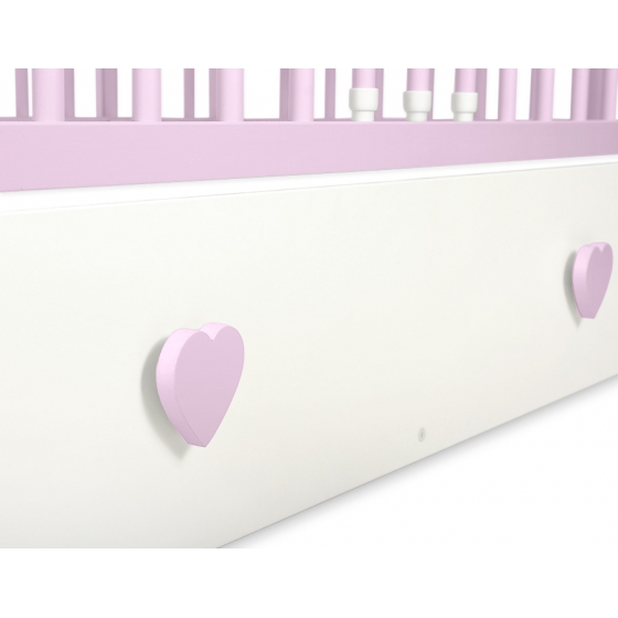 Spjälsäng 120x60cm med lådor MAXI