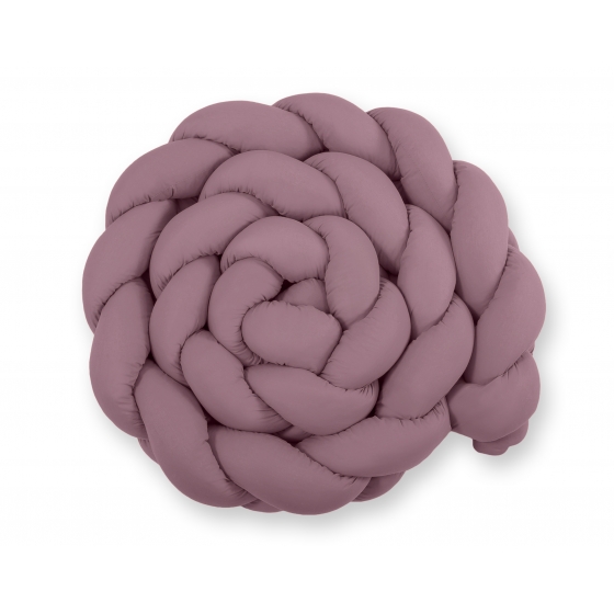 Spjälsängsskydd Flätad XXL- 360 cm Pastellviolett