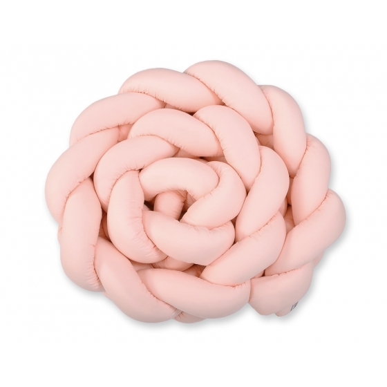 Spjälskydd Fläta XXL- 360 cm pulverrosa