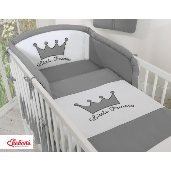 Spjälskydd till spjälsäng 120x60 och 140x70 Little Prince/Princess Antracit