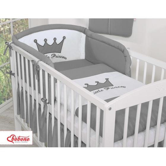 Spjälskydd till spjälsäng 120x60 och 140x70 Little Prince/Princess Antracit