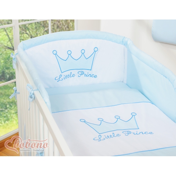 Spjälskydd till spjälsäng 120x60 och 140x70 Little Prince/Princess blå