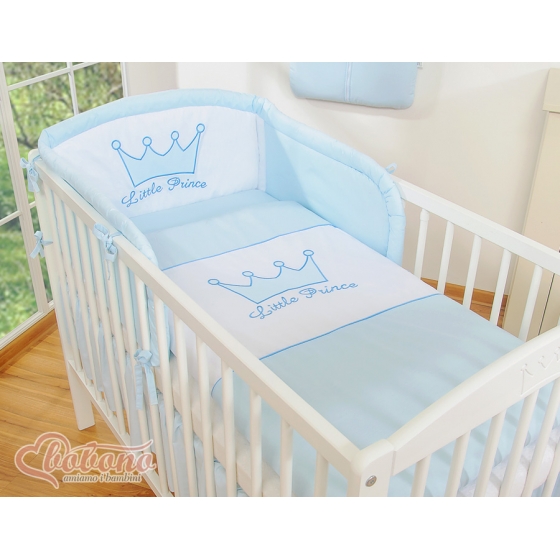 Spjälskydd till spjälsäng 120x60 och 140x70 Little Prince/Princess blå