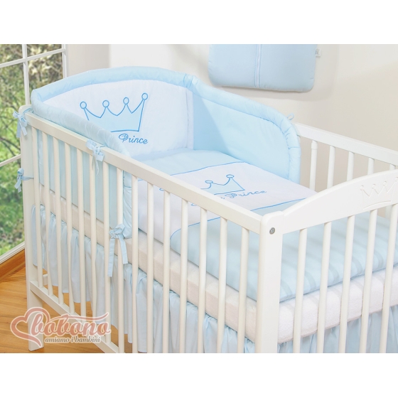 Spjälskydd till spjälsäng 120x60 och 140x70 Little Prince/Princess blå