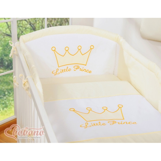 Spjälskydd till spjälsäng 120x60 och 140x70 Little Prince/Princess cream