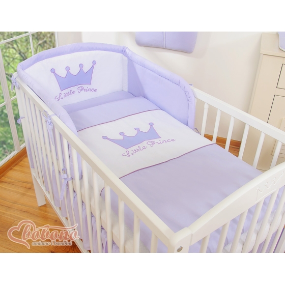 Spjälskydd till spjälsäng 120x60 och 140x70 Little Prince/Princess lila