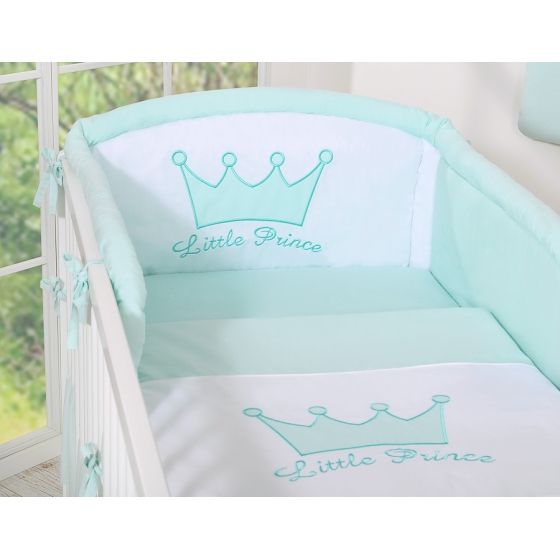 Spjälskydd till spjälsäng 120x60 och 140x70 Little Prince/Princess mynta