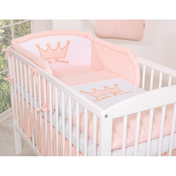 Spjälskydd till spjälsäng 120x60 och 140x70 Little Prince/Princess rosa