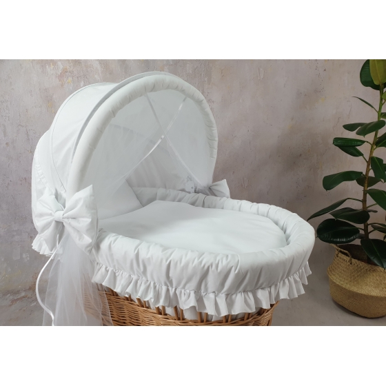 Textil till babykorg XL Vit