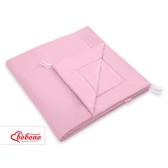 Tipi Lektält med lekmatta med dekorfjädrar rosa