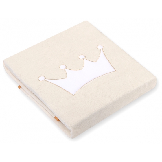 Underbar Barn Fleecefilt Little Prince/Princess cream