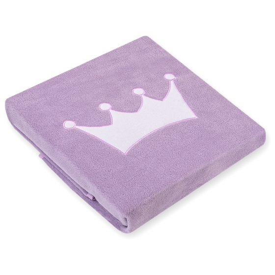 Underbar Barn Fleecefilt Little Prince/Princess lila
