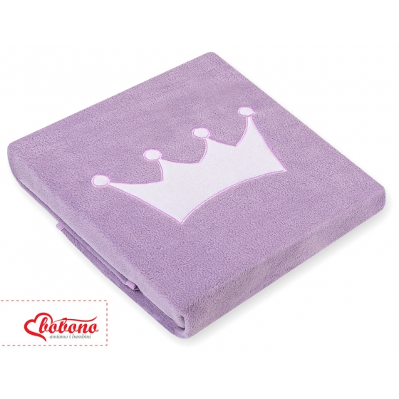 Underbar Barn Fleecefilt Little Prince/Princess lila