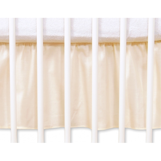 Volang / sängkappa till Babysäng 140x70cm- hjärtan cream