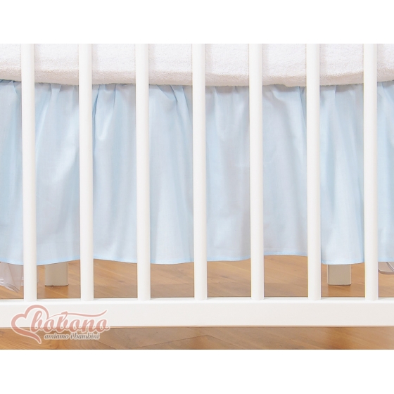 Volang / sängkappa till Babysäng 120x60cm- Little Prince/Princess blå