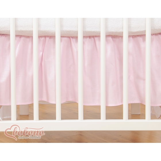 Volang / sängkappa till Babysäng 120x60cm- Little Prince/Princess rosa